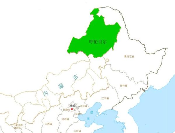 呼伦贝尔的地理位置(还是还有更北的)
