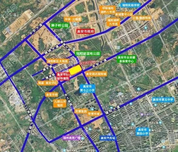 高安2023年新区规划图(你的家乡会发生哪些变化)