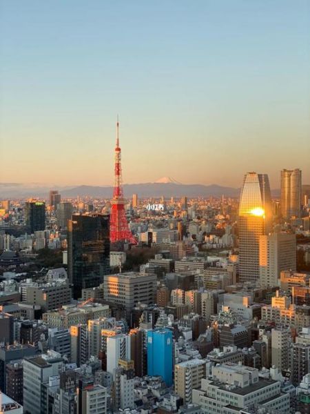 日本东京塔(能看到富士山吗)