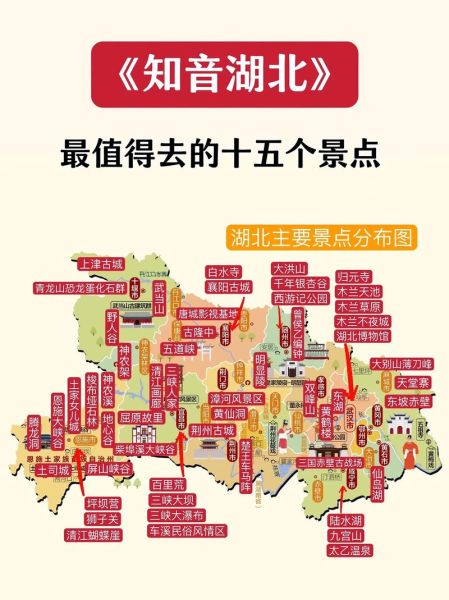湖北旅游地图(地图帮你做攻略)