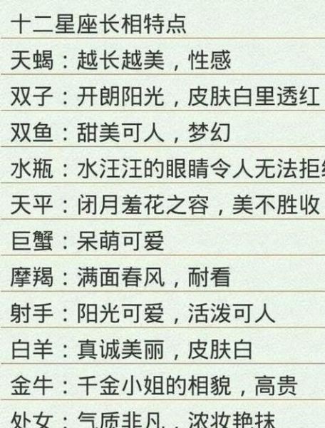 一月份是什么星座的女人(她们的性格特点有什么区别)