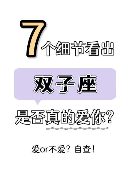 双子座的爱情解析(如何判断他们是否真的爱你)