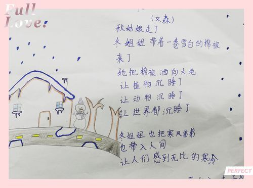 小学描写冬天的诗句(你想用哪句诗来写日记)