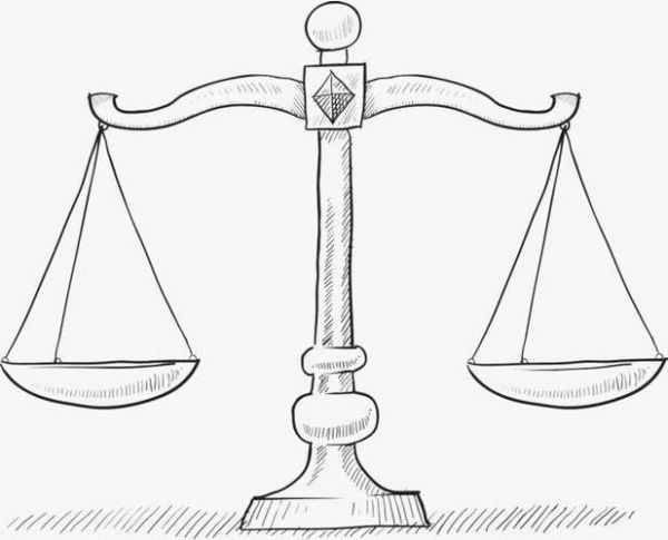 天秤简笔画(  你想画出什么样子)