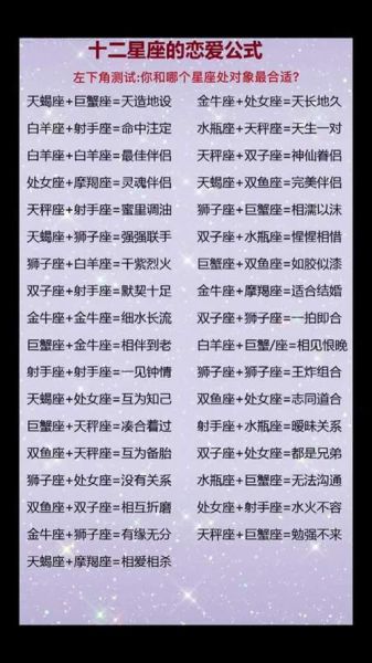 新浪星座速配(新浪星座速配给你最精准的配对结果)