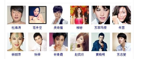 天蝎座明星全部名单(他们会带给你怎样的惊喜)