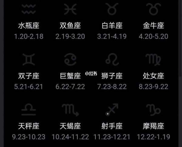星座大全时间(时间帮你揭秘)