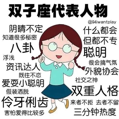 星座性格和代表人物(TA的代表人物是谁)