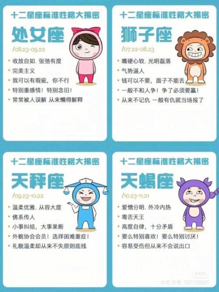 星座查询性格(你的性格特点是什么)