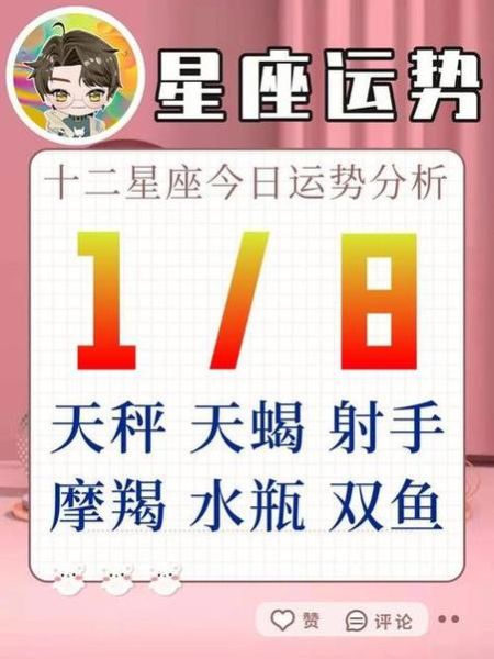 星座运势每日更新查询(会有什么好消息)