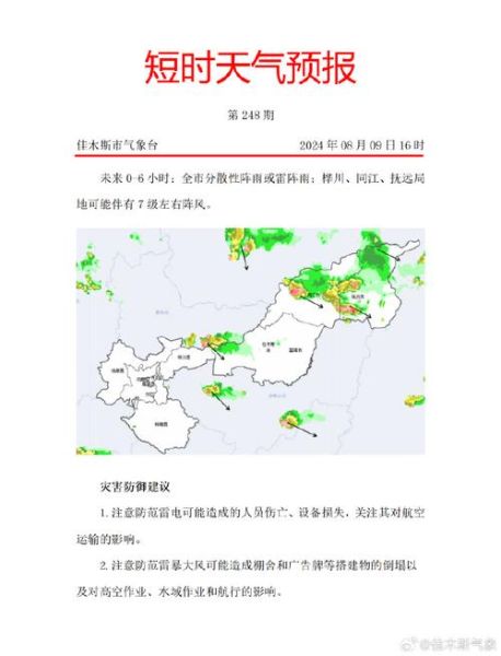 佳木斯今天天气预报(  出门要不要带帽子呢)