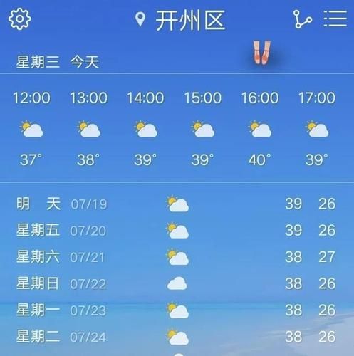 开州一周天气预报(是短袖还是厚外套)