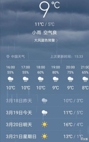 怀来一周天气预报(会一直下雨吗)
