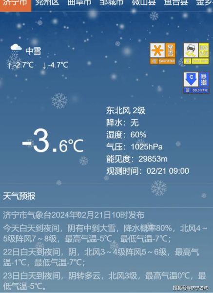 济宁今天天气预报(适合户外活动吗)