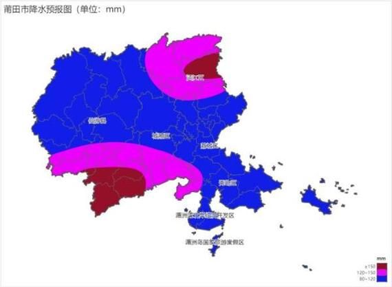 莆田今天天气预报(雨量有多大呢)